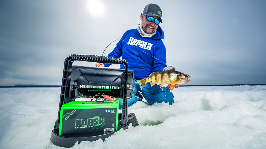 PJ Vick with sumo perch using a Helix 7 powered by a Norsk Lithium 15Ah battery